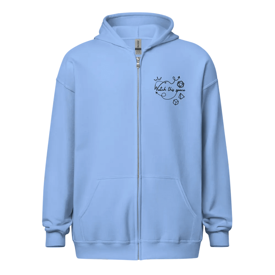 Watch This Space Embroidered Zip Hoodie product image (2)
