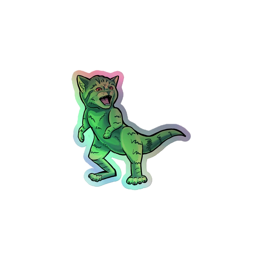 Kit-T-Rex Holographic Sticker product image (2)