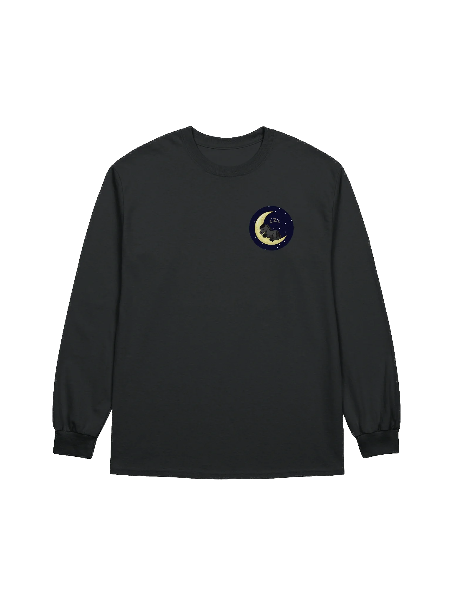 Sleepy Moon Cotton Long Sleeve T-Shirt product image (1)