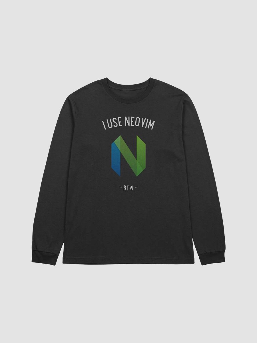NeovimBTW - I Use Neovim(btw) Long Sleeve Tee product image (1)