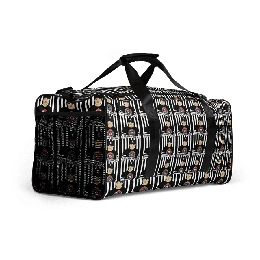 Grobari Čikago KK Partizan All-Over Print Duffle Bag product image (4)