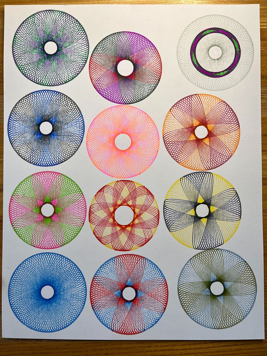 Mystery Spirograph art from Youtube Livestream product image (2)