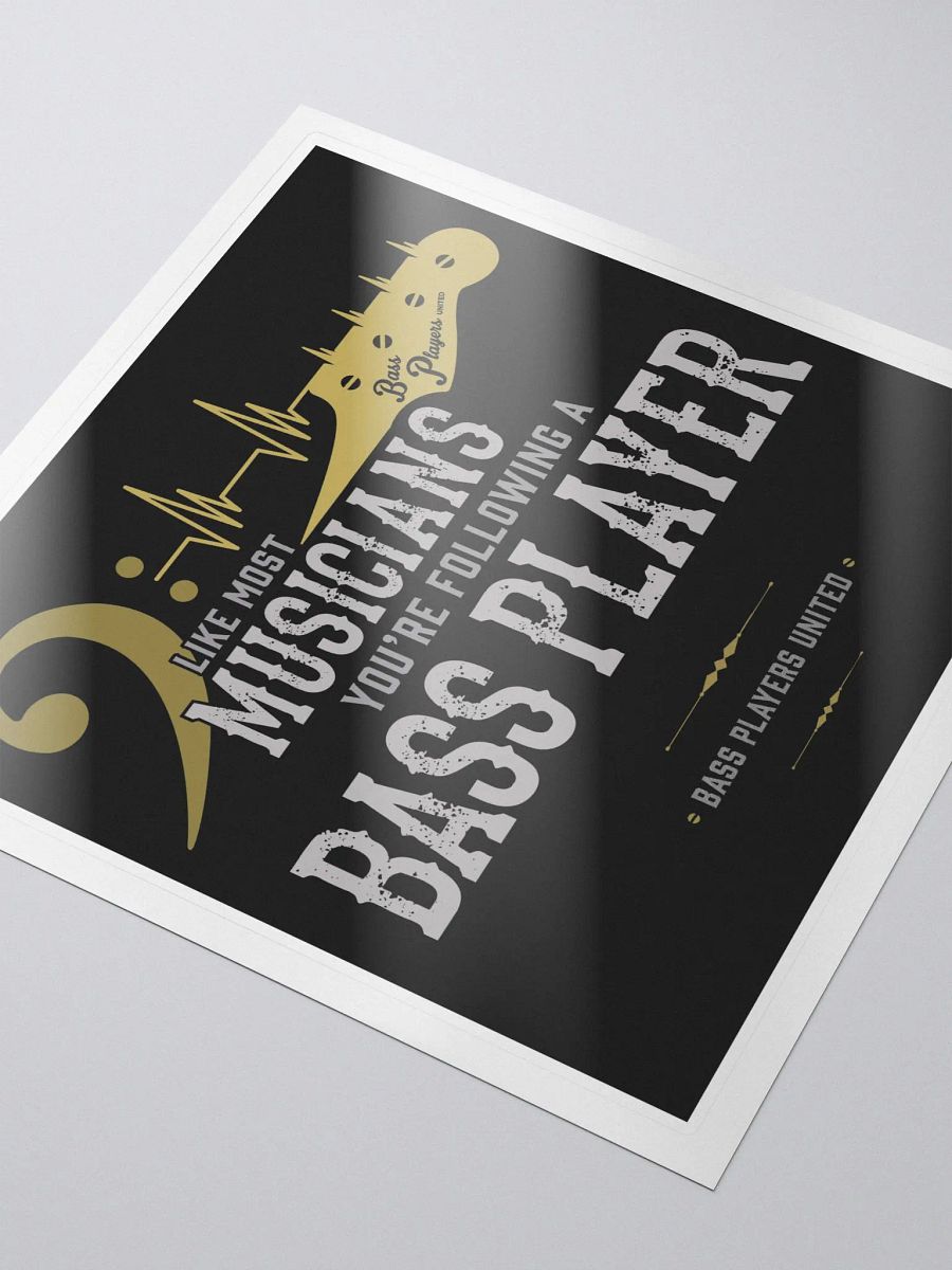 Like Most Musicians (Sticker) product image (3)