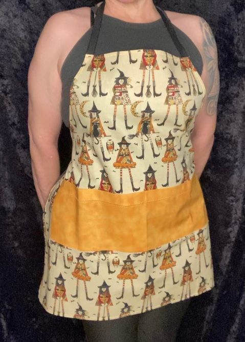 Kitchen Witch Decrative Serving Board and Apron Set product image (5)