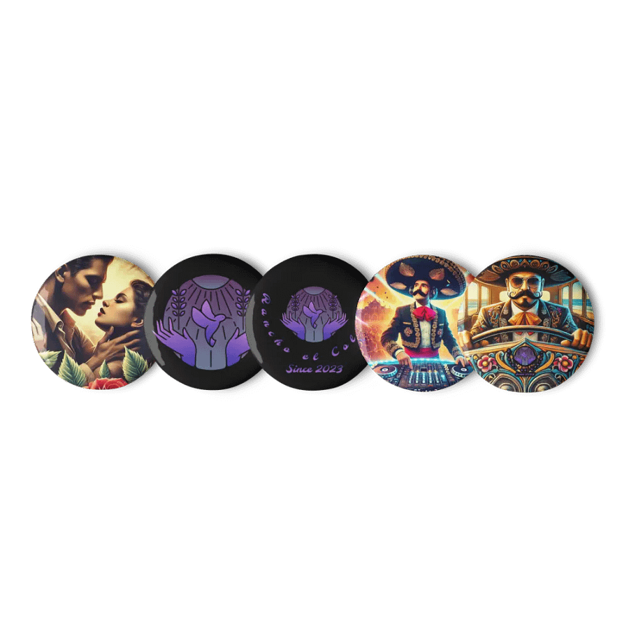 Rancho EL Colibri Pin Buttons Set product image (1)
