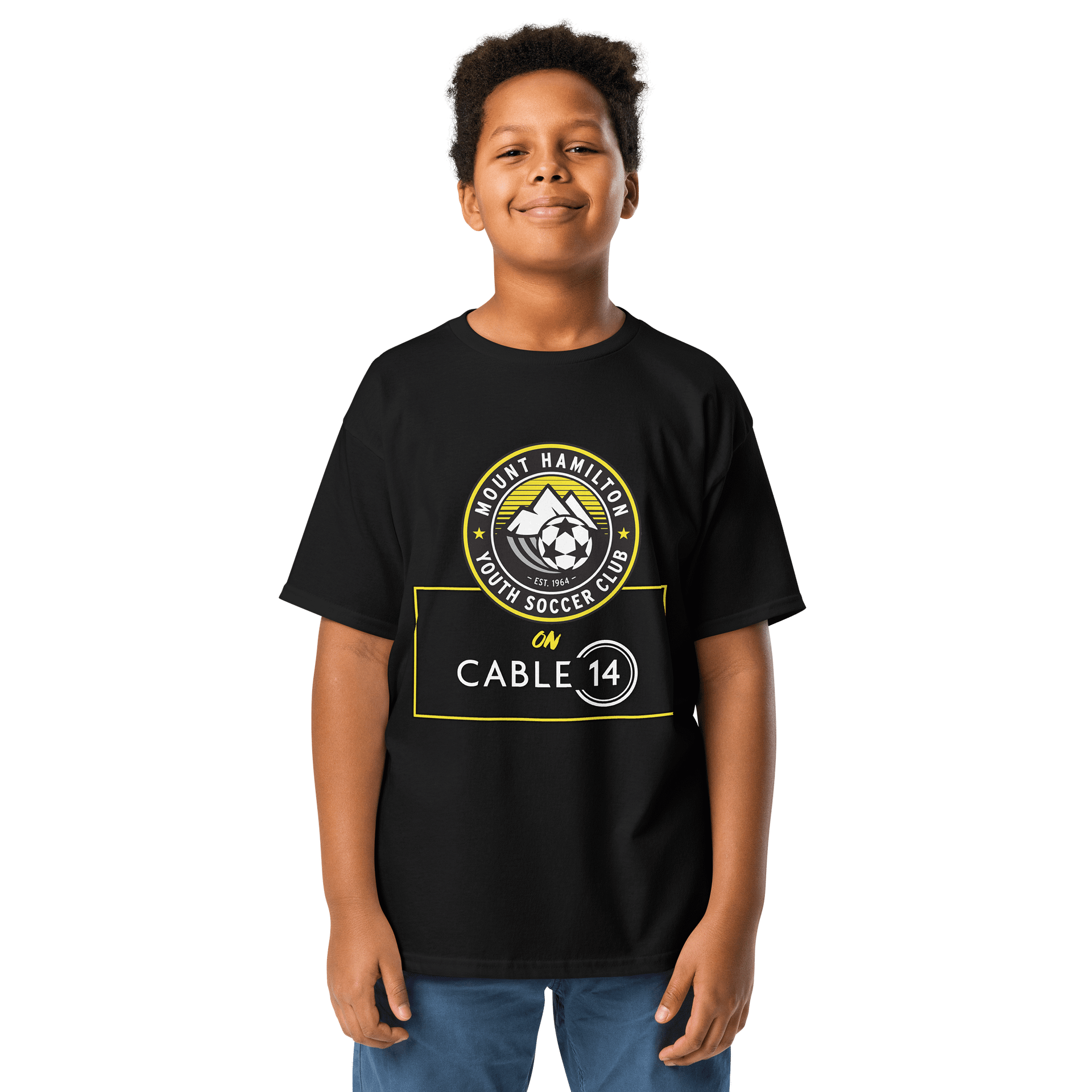 MHYSC on CABLE 14 (WHITE LOGO) YOUTH T-SHIRT product image (1)
