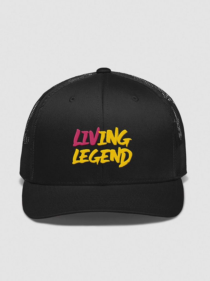 QSHW LIV JAXON EMBROIDERED LOGO RETRO TRUCKER HAT product image (1)
