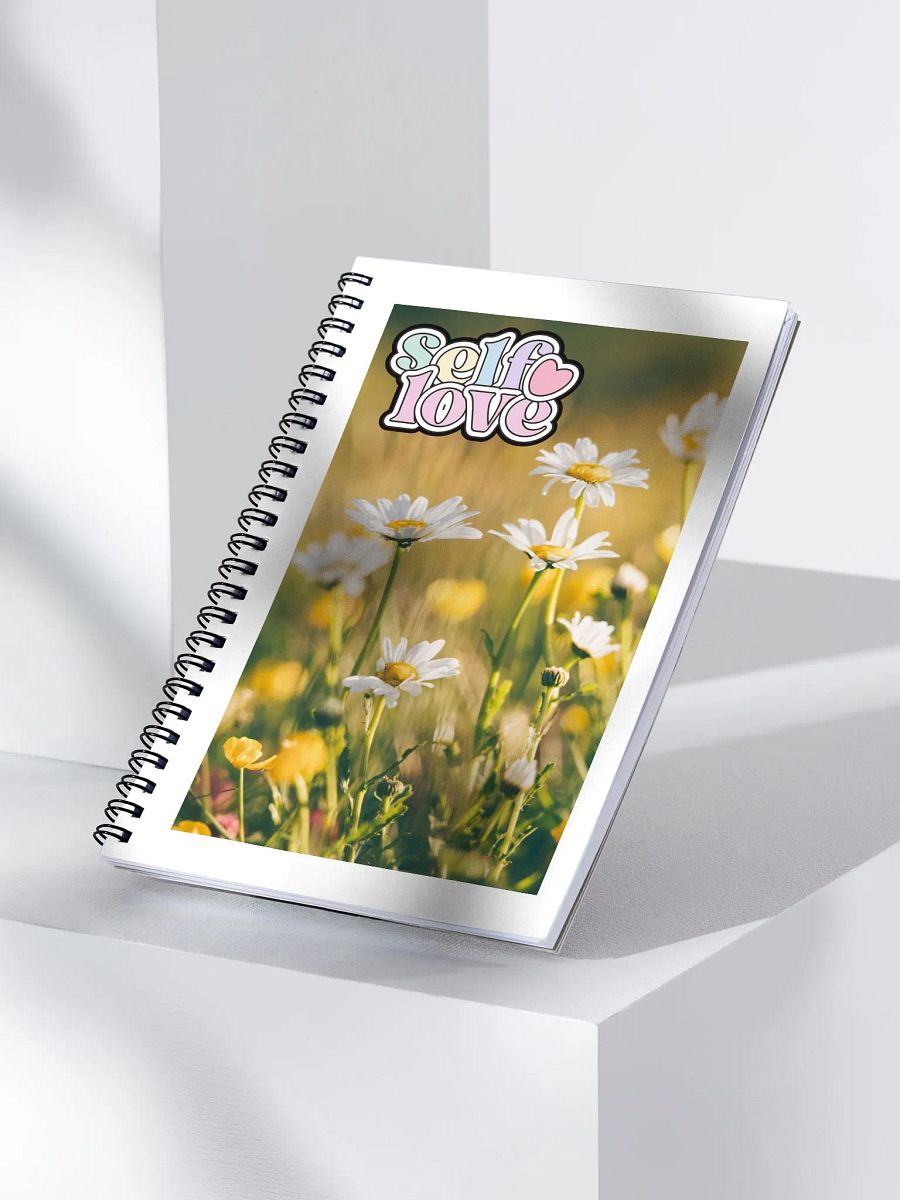 Self Love Daisy Dreams Spiral Notebook product image (3)