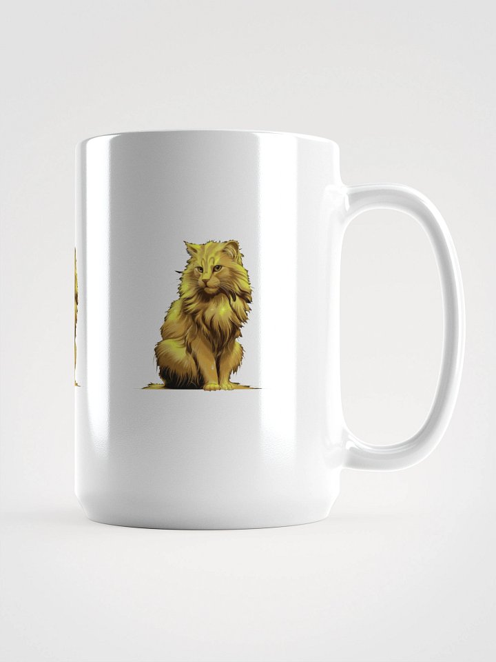 Golden Fur Cat Artistic Mug product image (1)