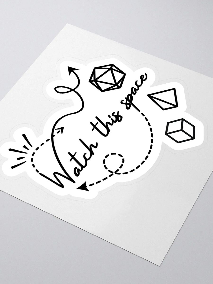 Watch This Space Kiss Cut Stickers product image (3)