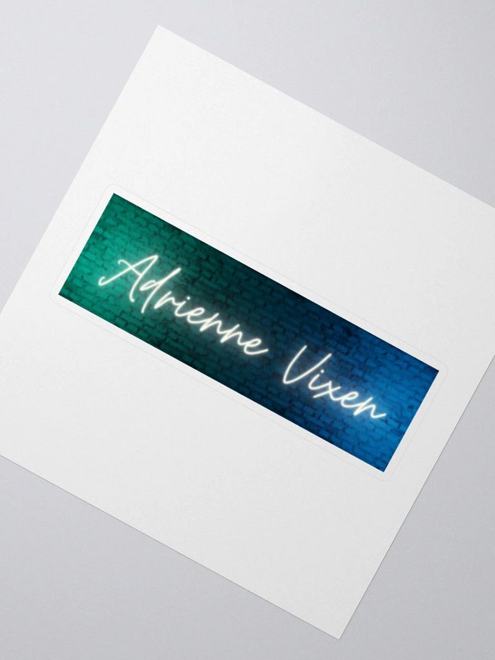 Adrienne Vixen Kiss Cut Sticker product image (6)