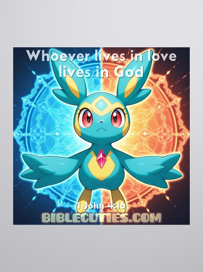 Bible Cuties Claudia - Who ever lives in love lives in God