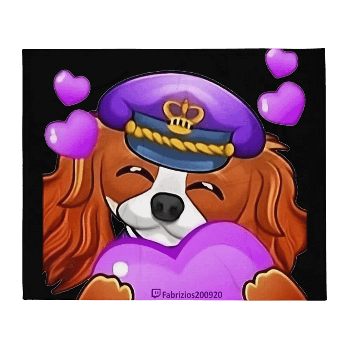 Playful dog Throw Blanket product image (2)