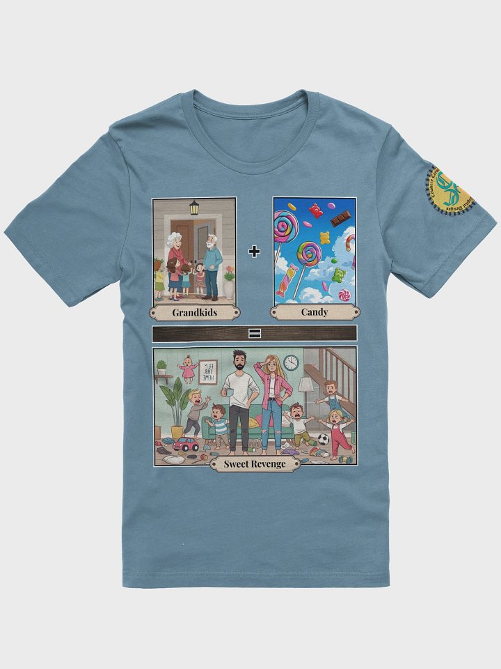 Grandkids + Candy = Sweet Revenge (Both) Bella+Canvas Supersoft T-Shirt Colors (3) product image (1)
