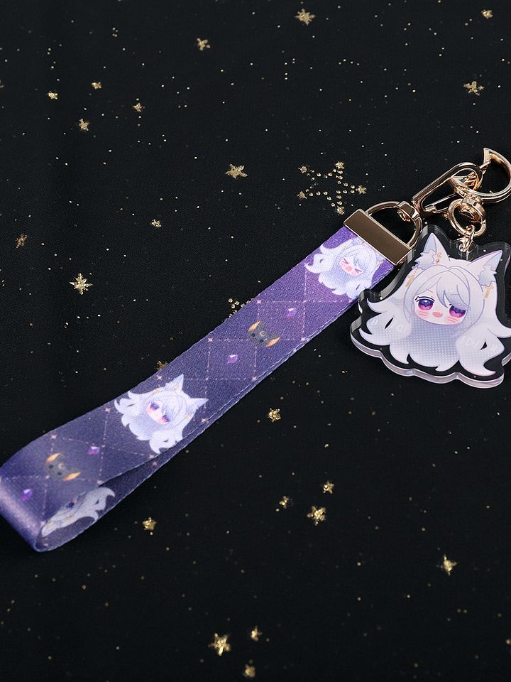 [Vampeaches Debut] Vampy Lanyard Keychain product image (1)