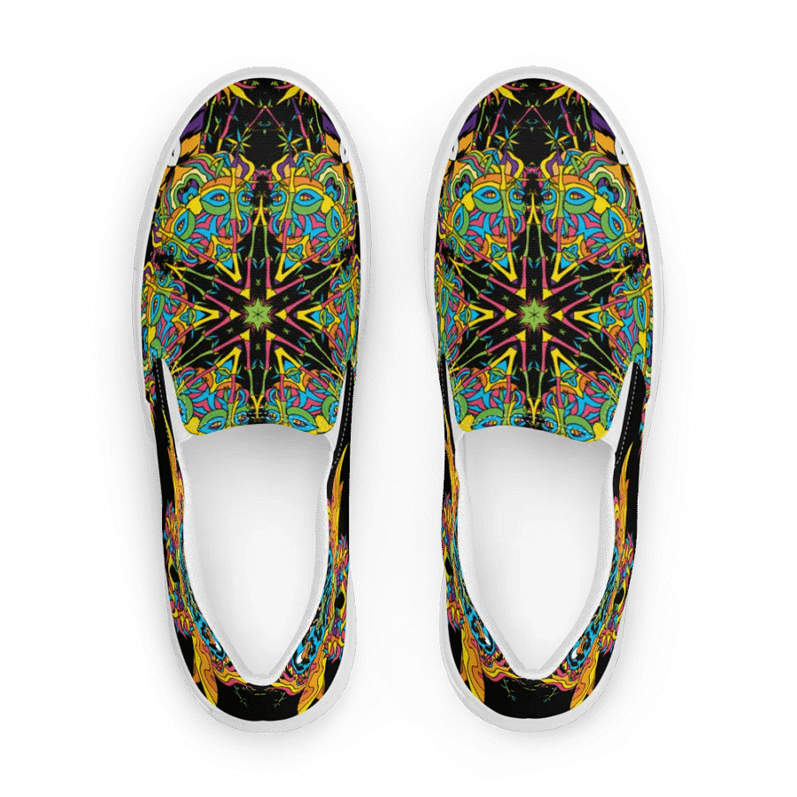 Kaleidescope Men's Canvas Slip On Shoes product image (8)