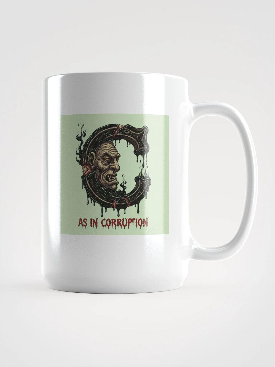 C as in corruption mug product image (1)