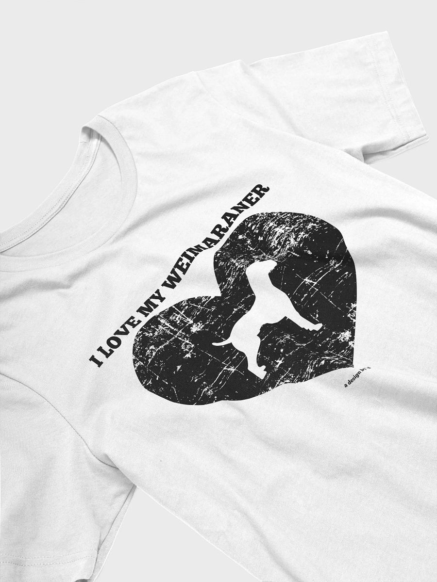 I Love My Weimaraner - Bella+Canvas Supersoft T-shirt product image (4)