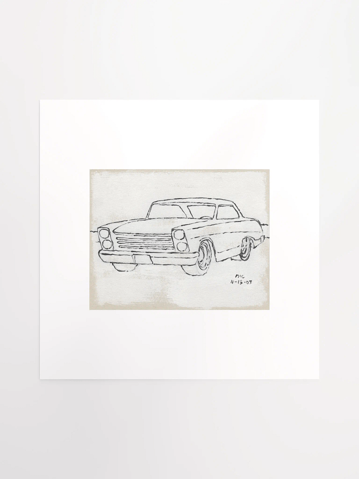 White Car #2 Print product image (2)
