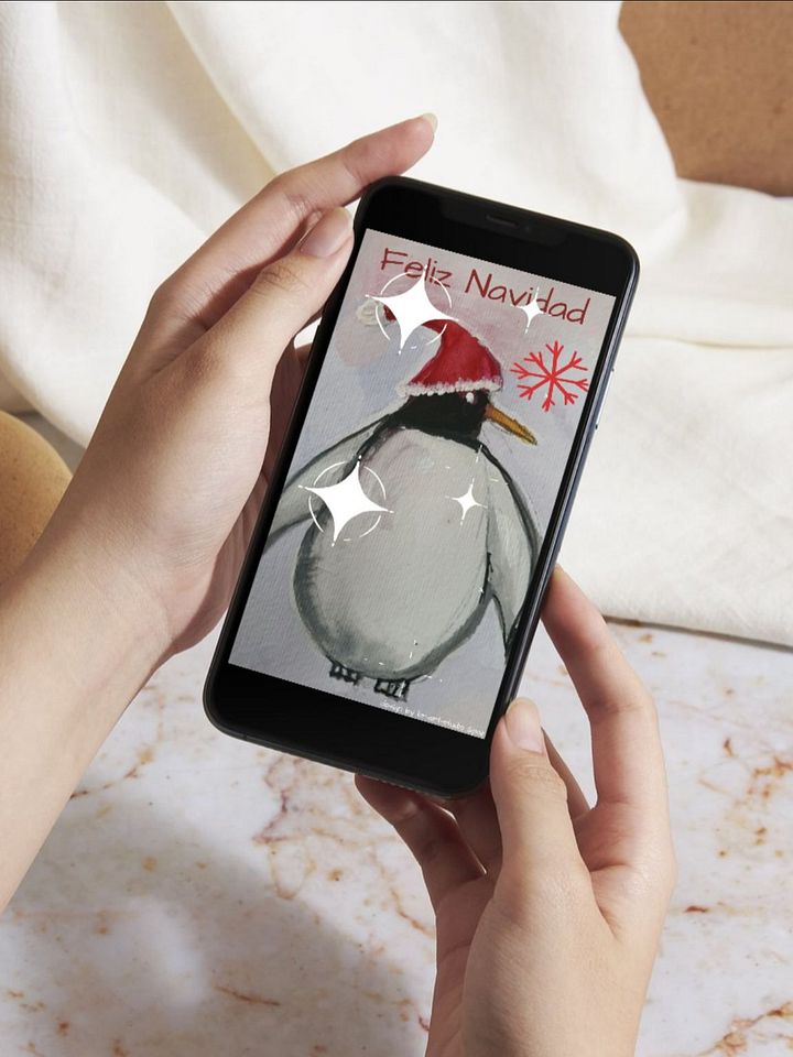 "Festive Penguin Joy" product image (2)