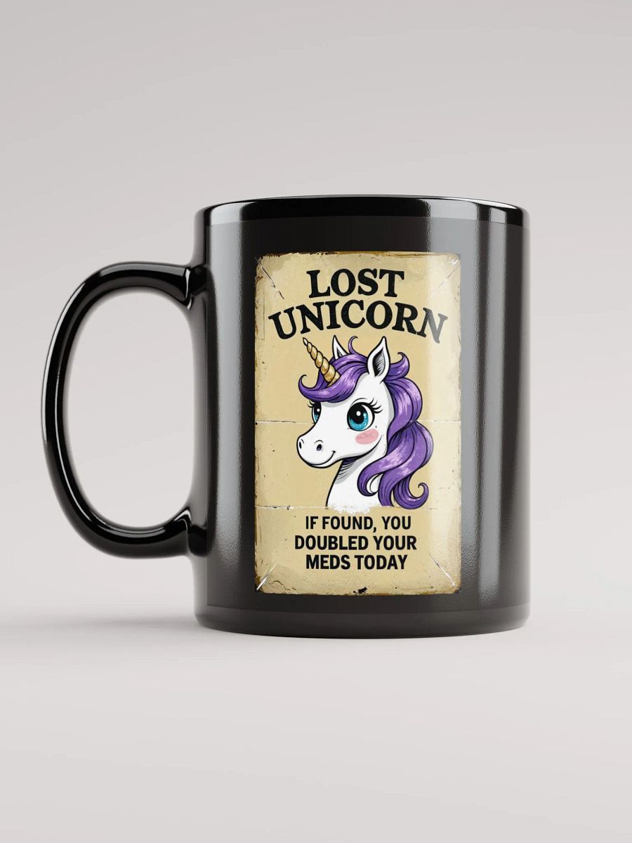 Lost Unicorn Black Mug product image (12)