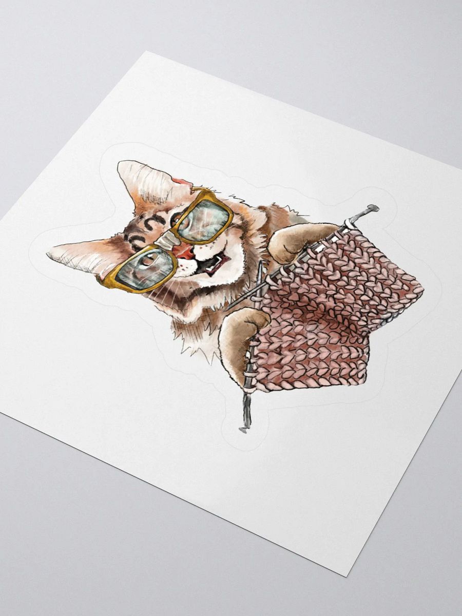 Knitting cat with glasses product image (4)