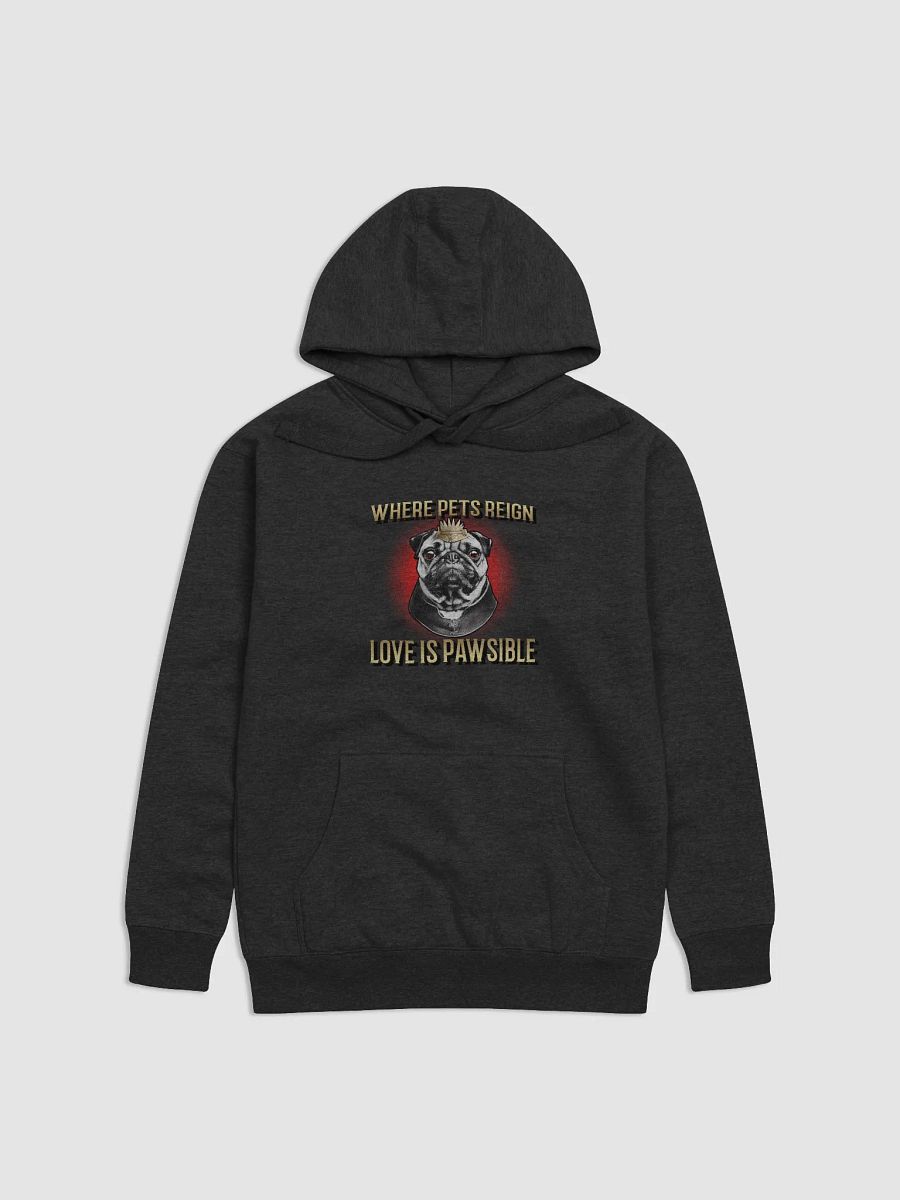 Royal Pug Crown Unisex Hoodie product image (7)