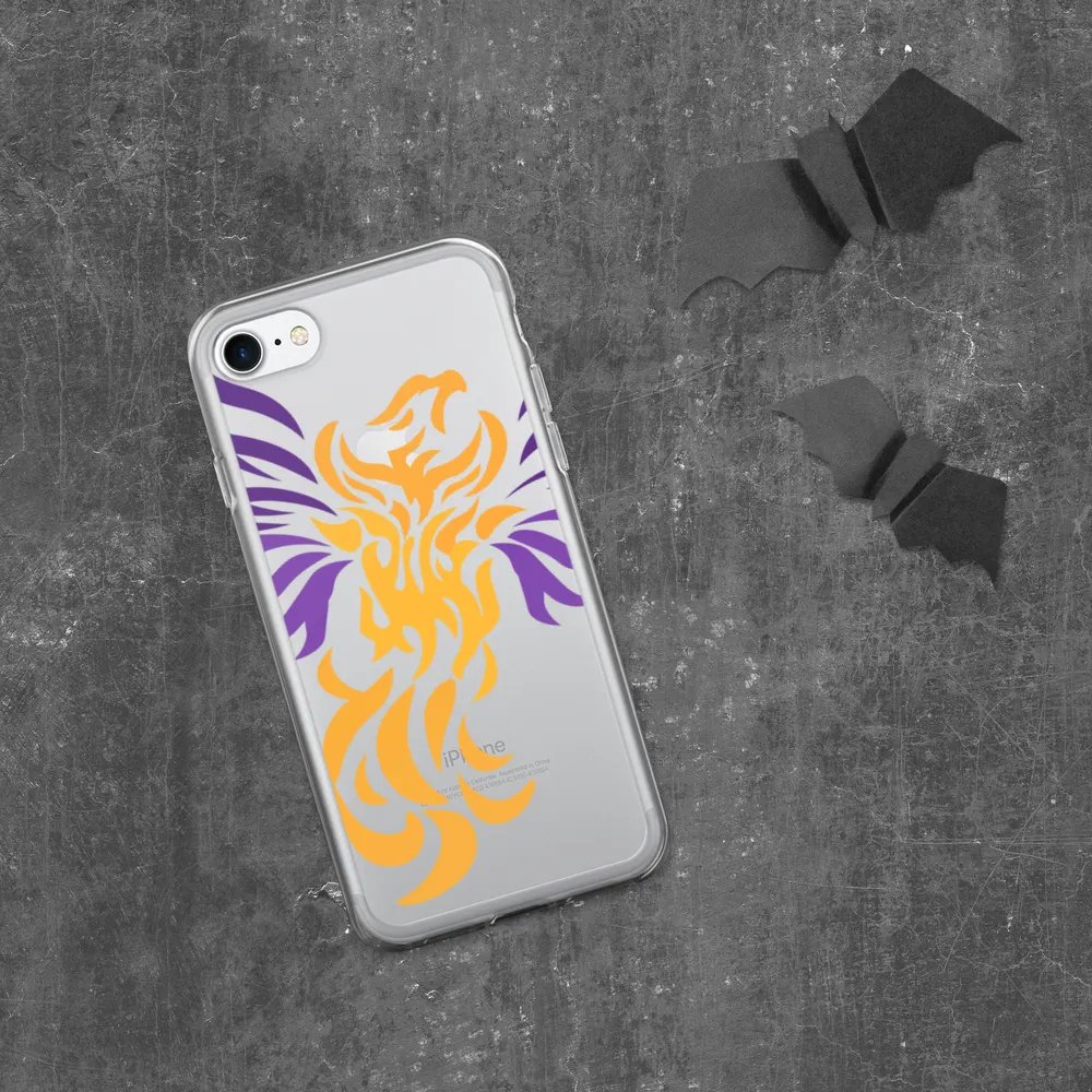 Rising Phoenix Clear Phone Case product image (6)