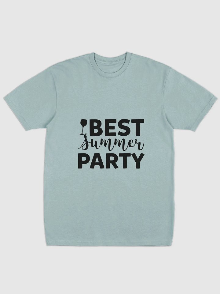 Jet Black Men's Heavyweight Tee Summer Celebration Essentials: Unique Summer Party Shirts and Outfits for 2024! product image (4)