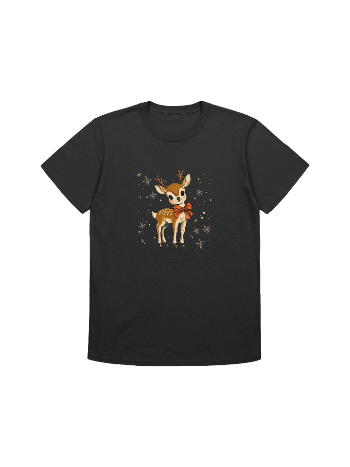 Retro Vintage Christmas Reindeer Unisex T-Shirt product image (1)