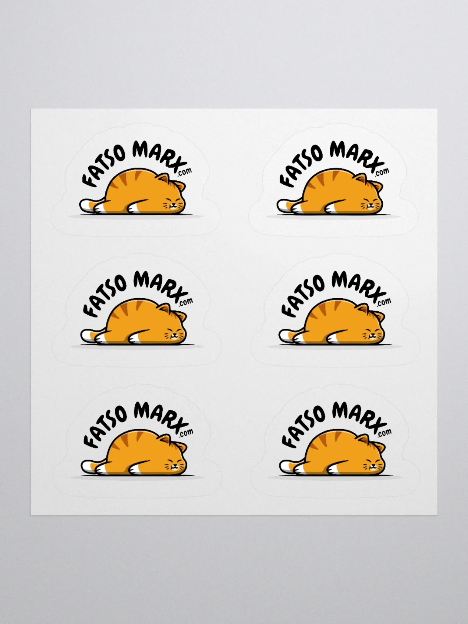 Fatso Marx Logo Sticker Sheet product image (1)