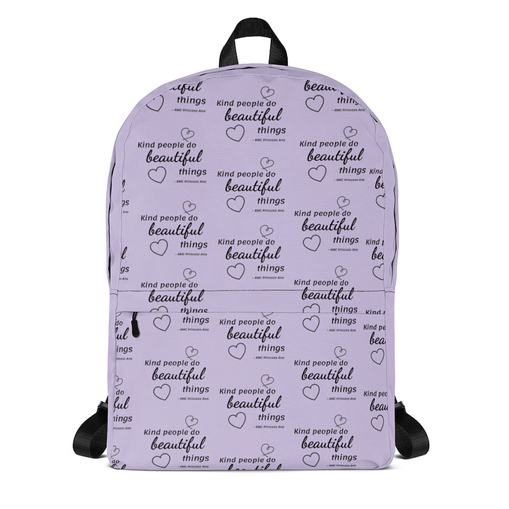Kind people...BACKPACK - Purple product image (1)