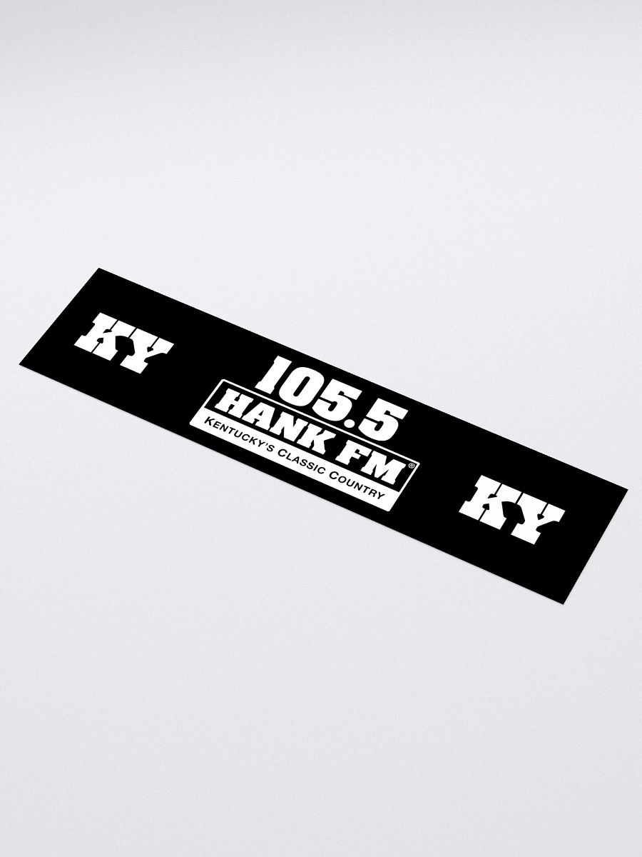 105.5 Hank Bumper sticker product image (1)