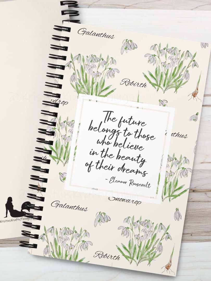 Believe in the Beauty of Your Dreams Quote Notebook product image (5)