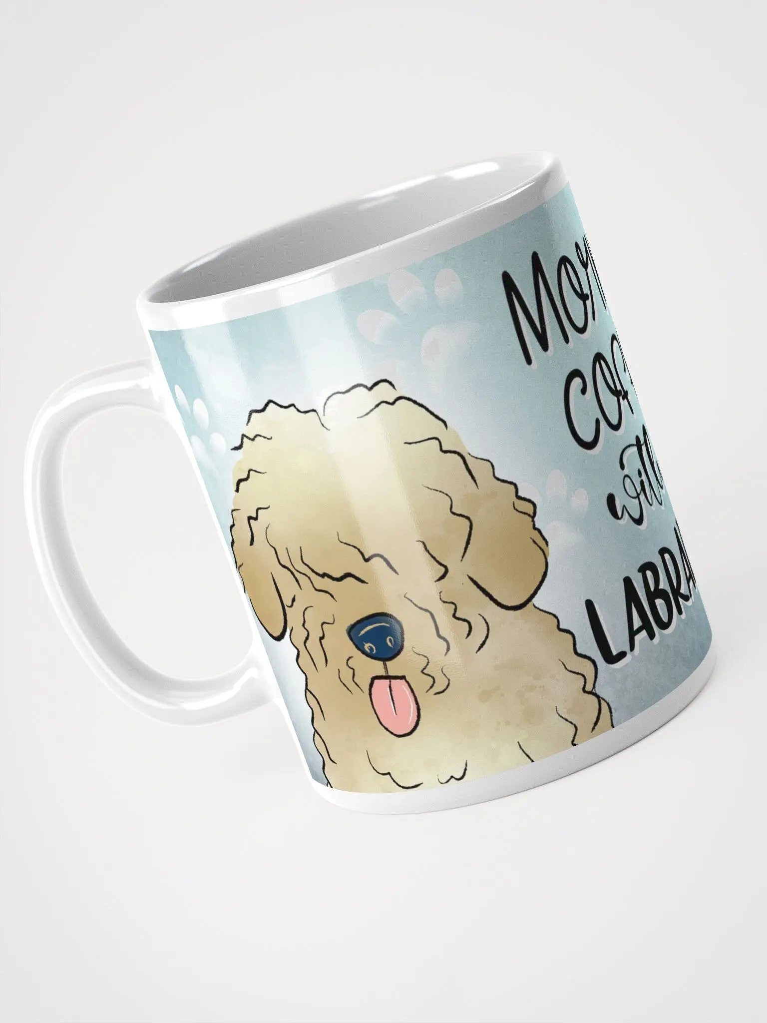 Morning Coffee with My Labradoodle Mug product image (3)