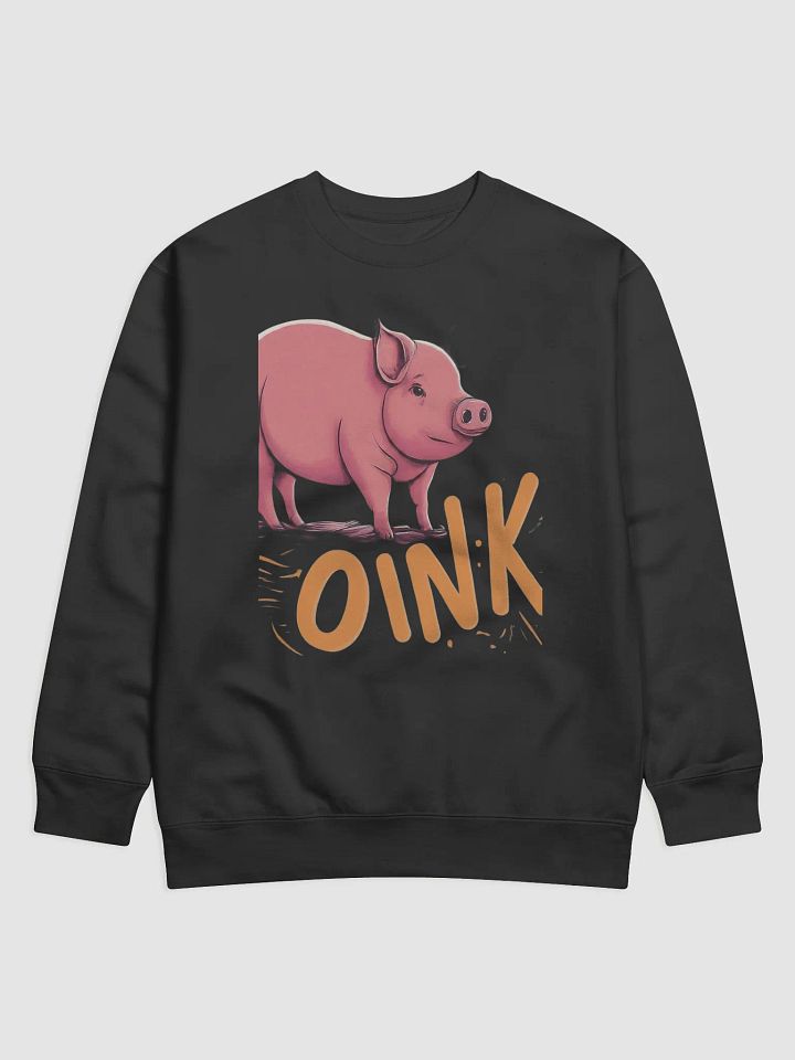 OINK! Premium Cartoon Pig Sweatshirt product image (1)