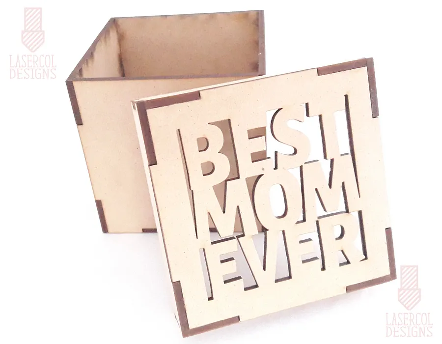 Mother's Day Gift Box (4 Styles) - Laser Cut Files product image (6)