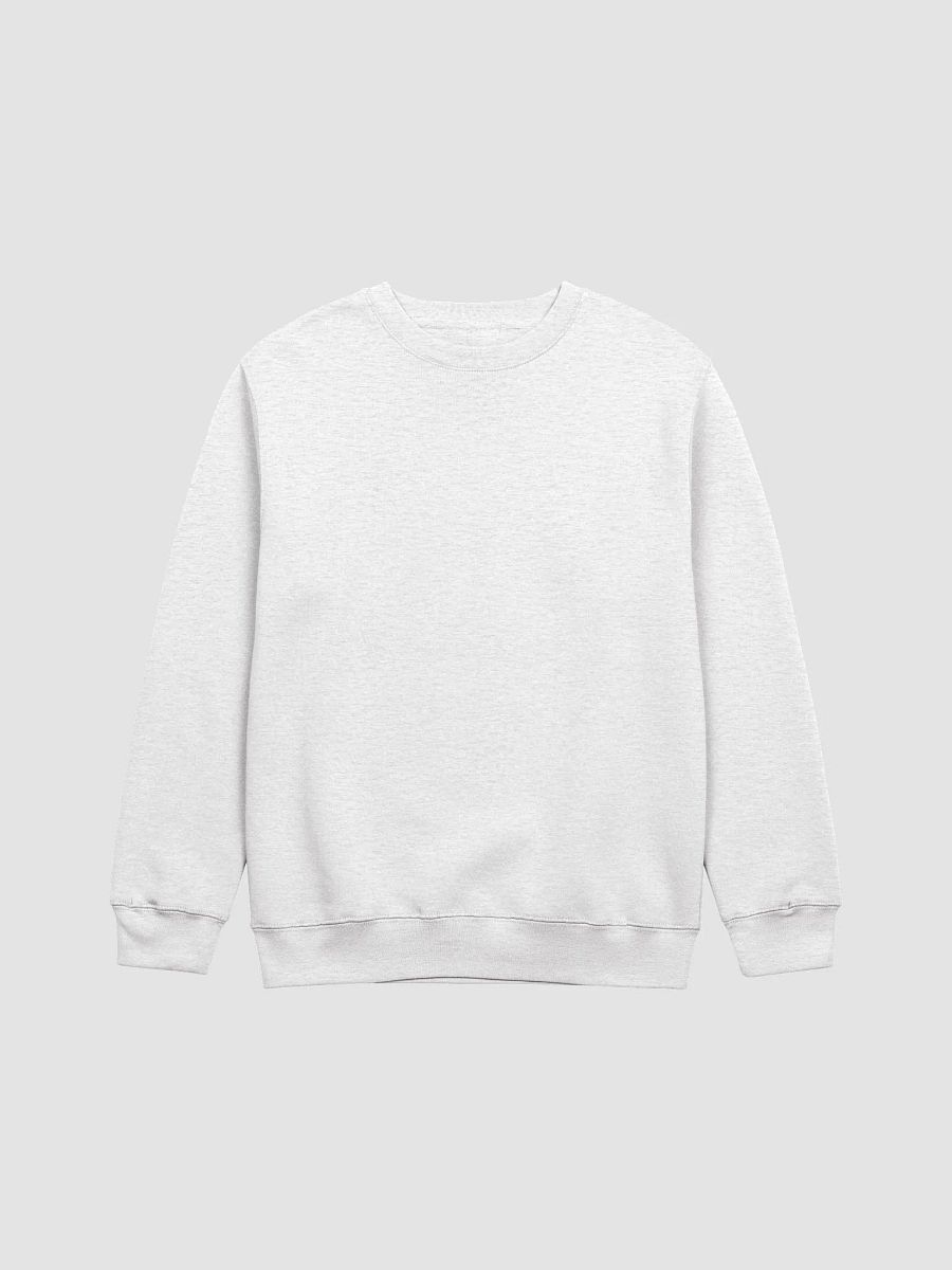 Plain Color White Heather Sweatshirt product image (5)