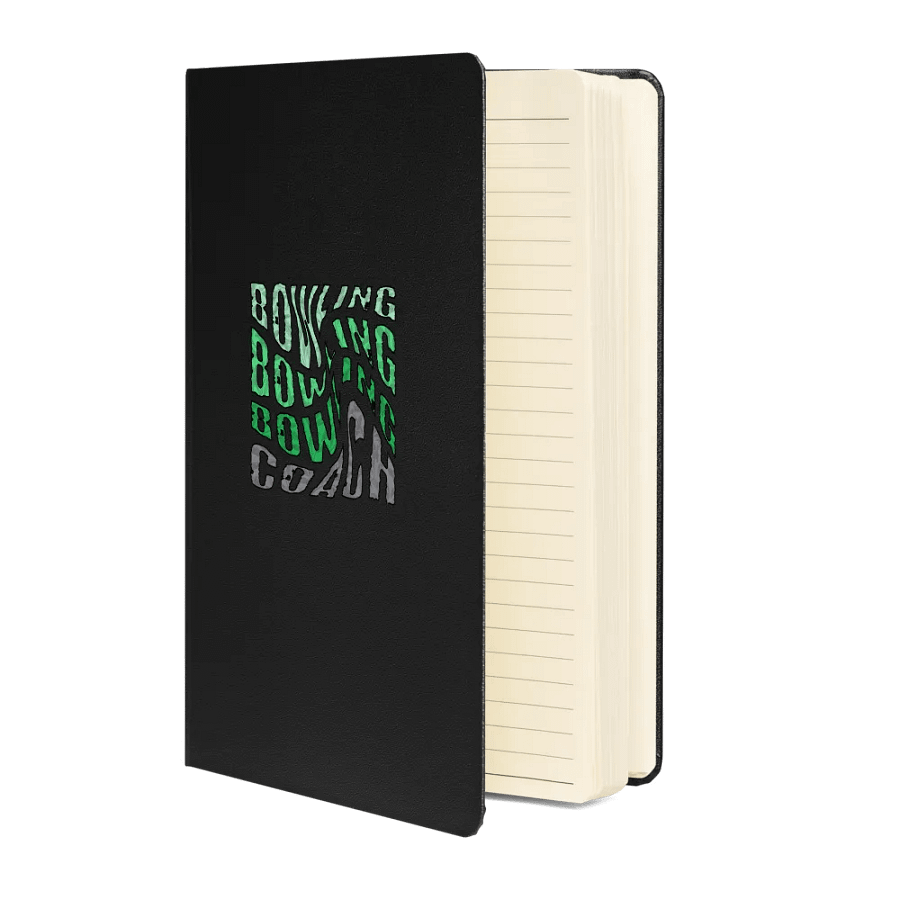 Bowling Coach Whimsical Distortion Hardcover Notebook product image (3)