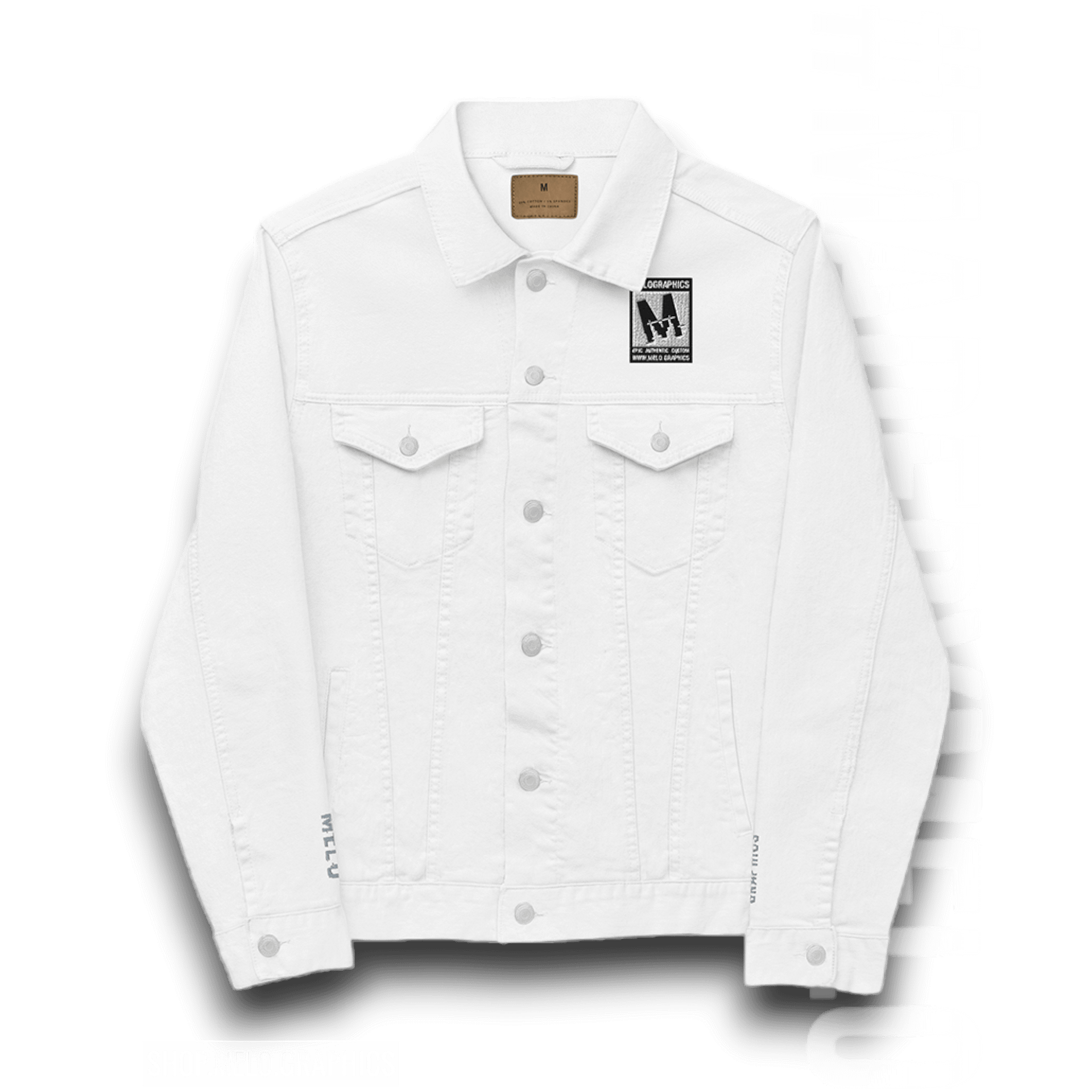Rated M: Grey Stitched - Denim Jacket | #MadeByMELO product image (5)