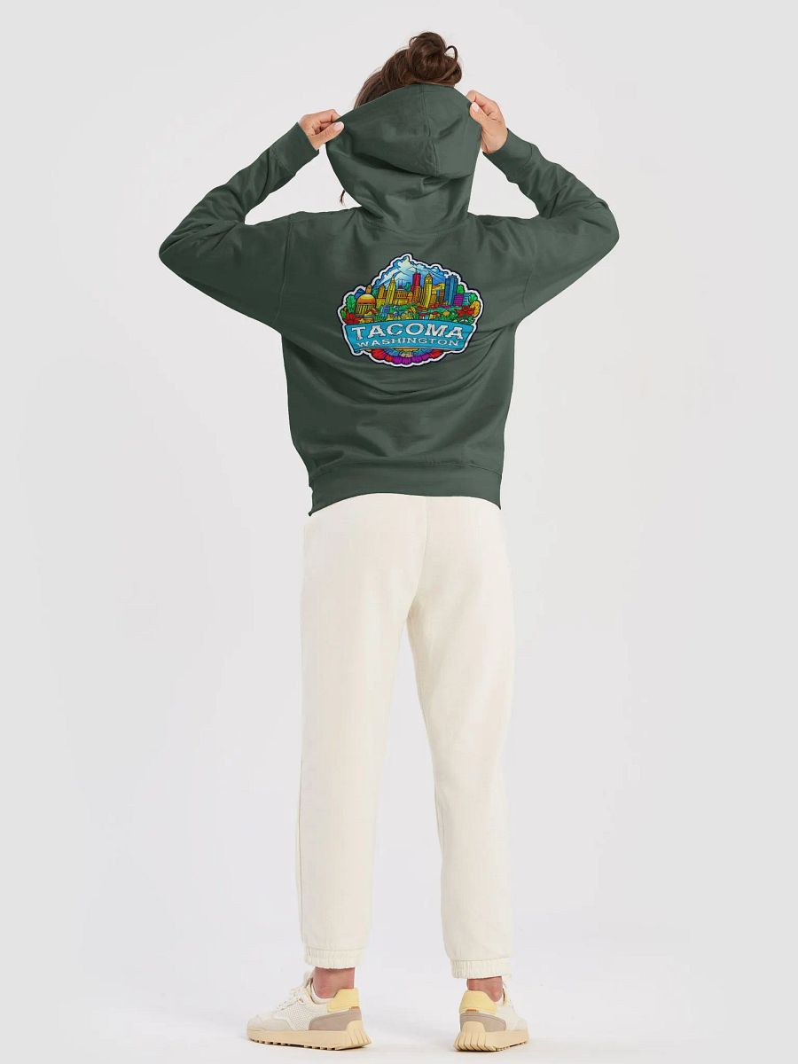 Tacoma Washington - PNW Vibes Cityscape Hoodie product image (20)