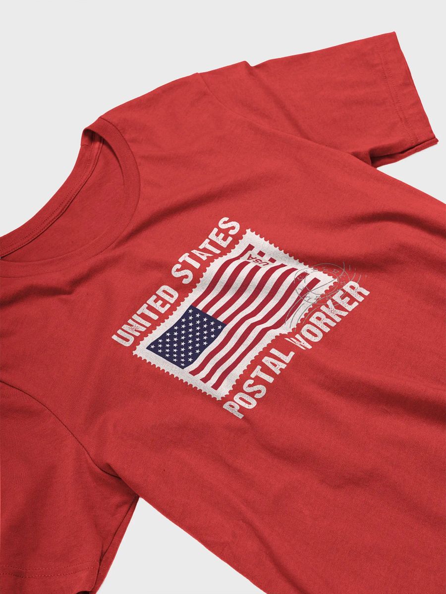 US POSTAL WORKER WITH FLAG TEE product image (28)