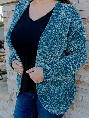 Velvet Cardi Crochet Pattern product image (1)