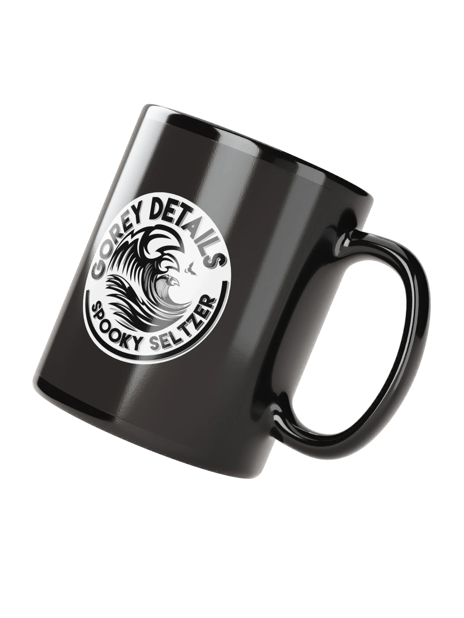 Spooky Seltzer - Black Glossy Mug product image (4)