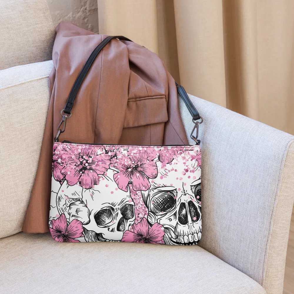Skull & Pink Flowers Purse product image (6)