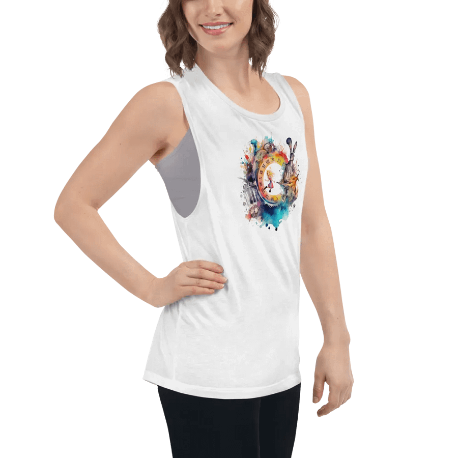 Whimsical Wonderland Flowy Tank product image (7)