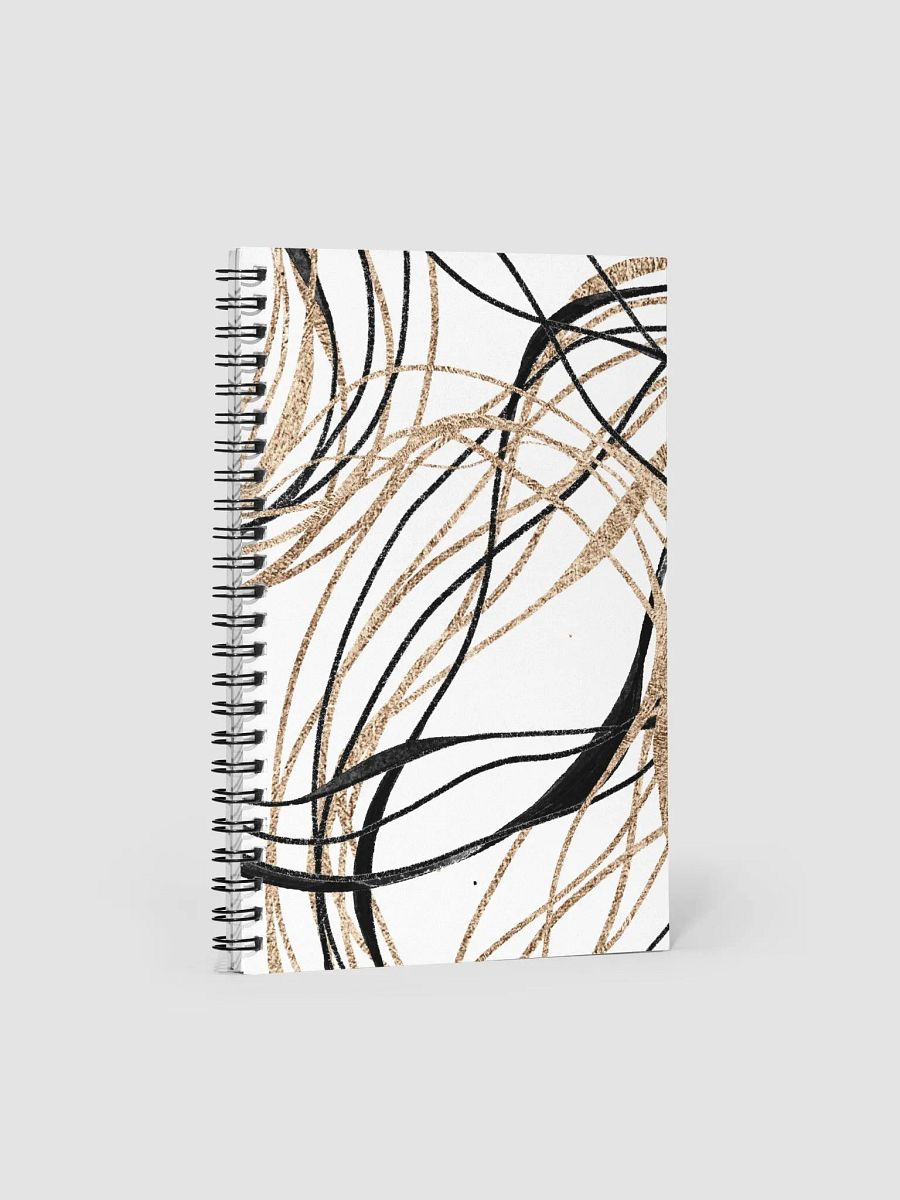 Swirls Line Art Spiral Notebook product image (1)