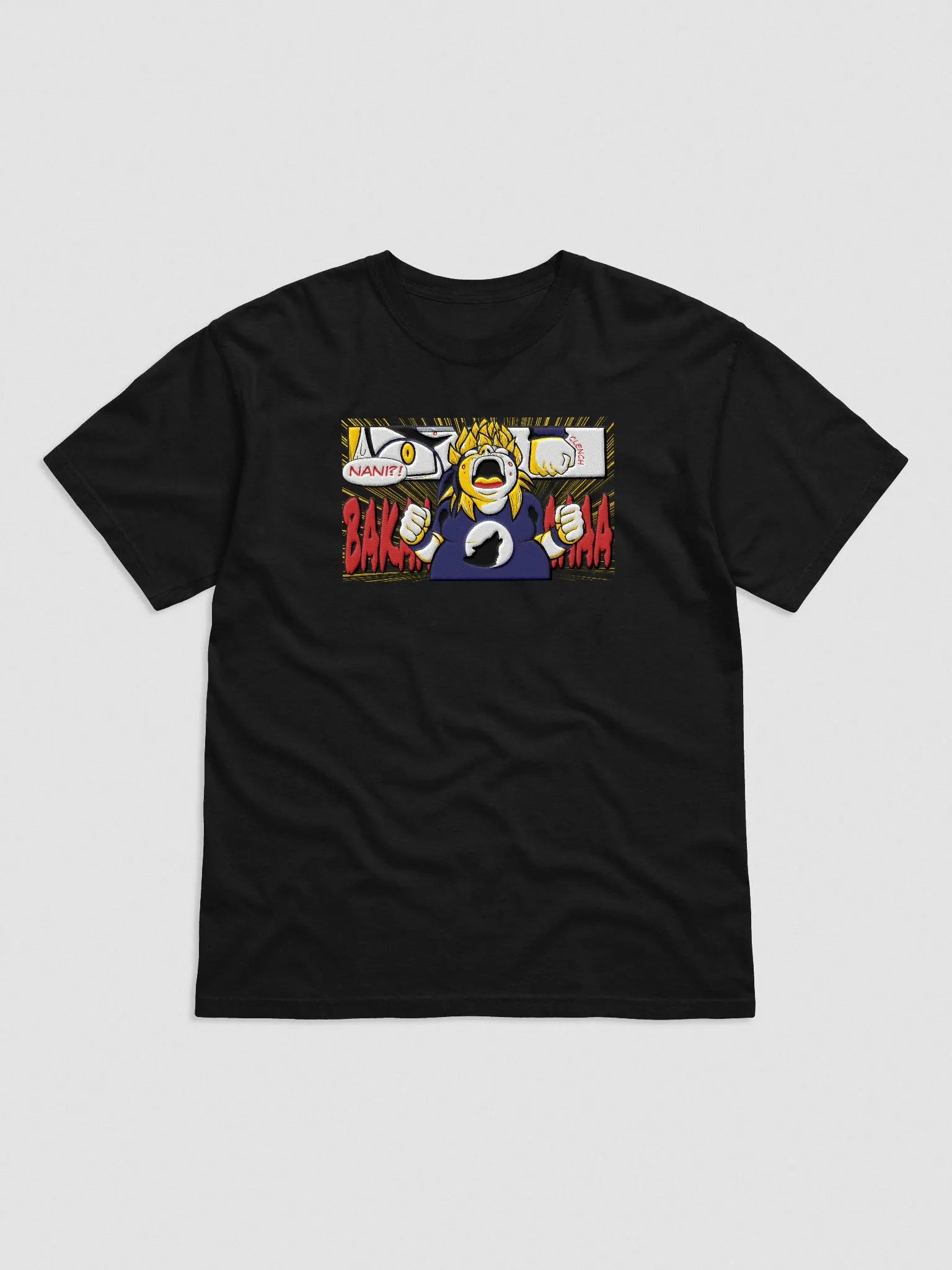 NANI?? BAKAAAA!! T-Shirt Embroidered product image (1)