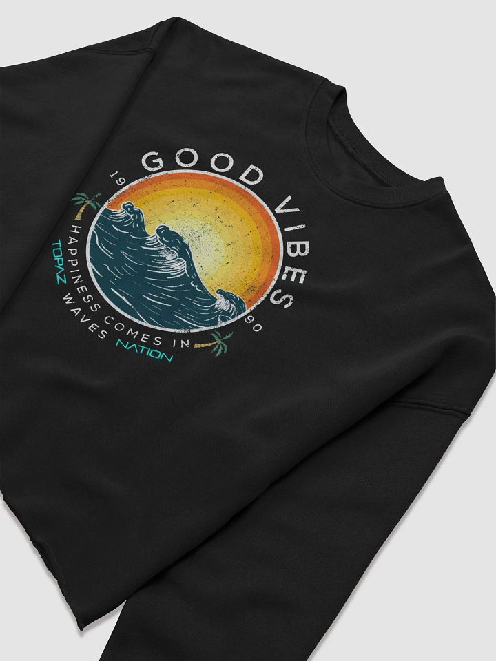 Topaz Nation Good Vibes Cropped Sweater product image (2)