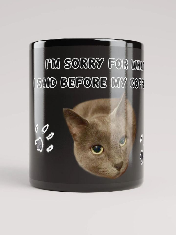 Sorry Mug (Black) product image (1)